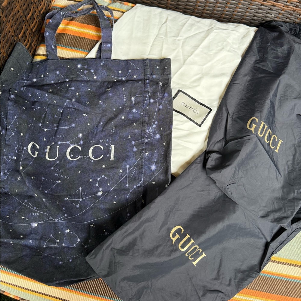GUCCI dust bags - bundle of 4